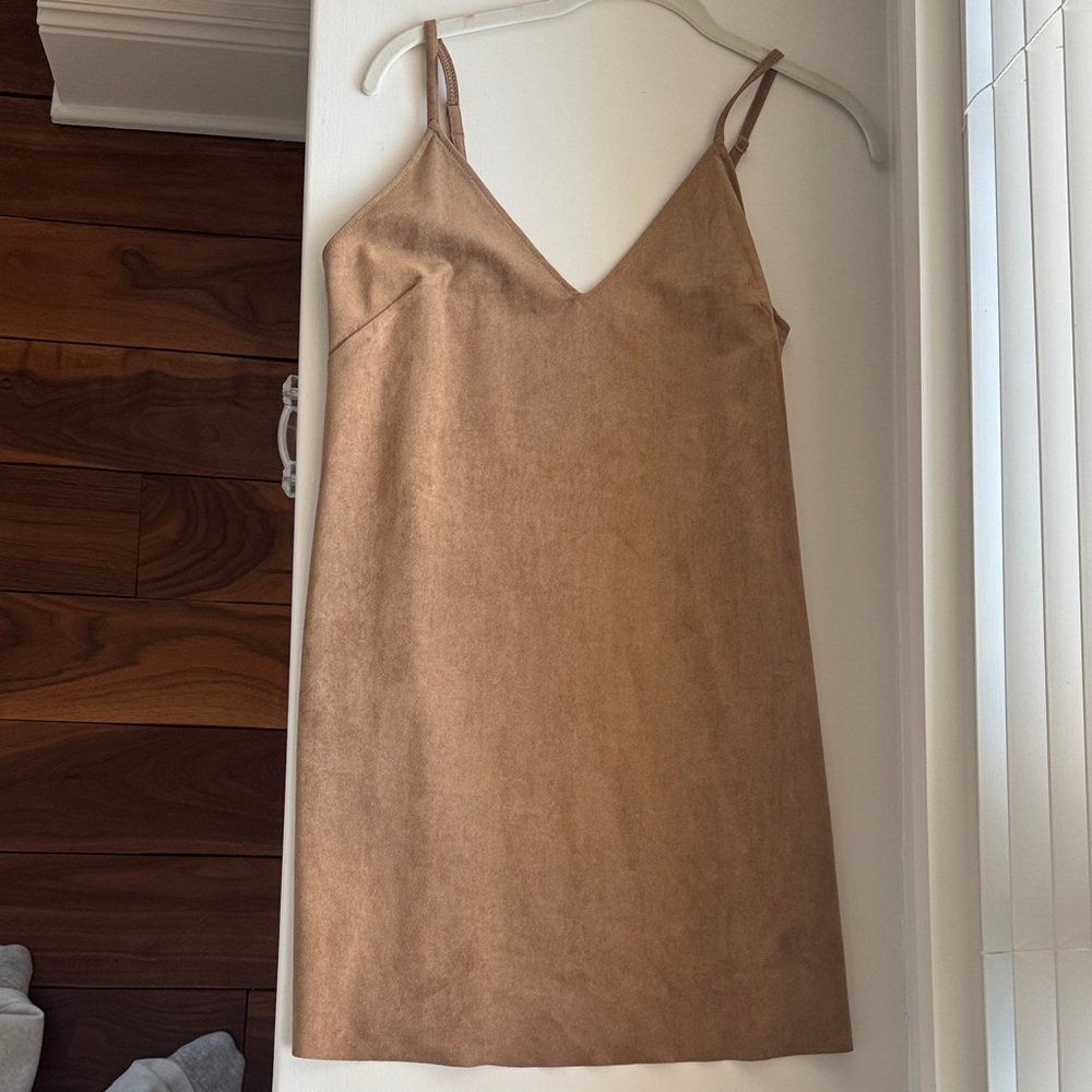 Wilfred Tan Mini Dress